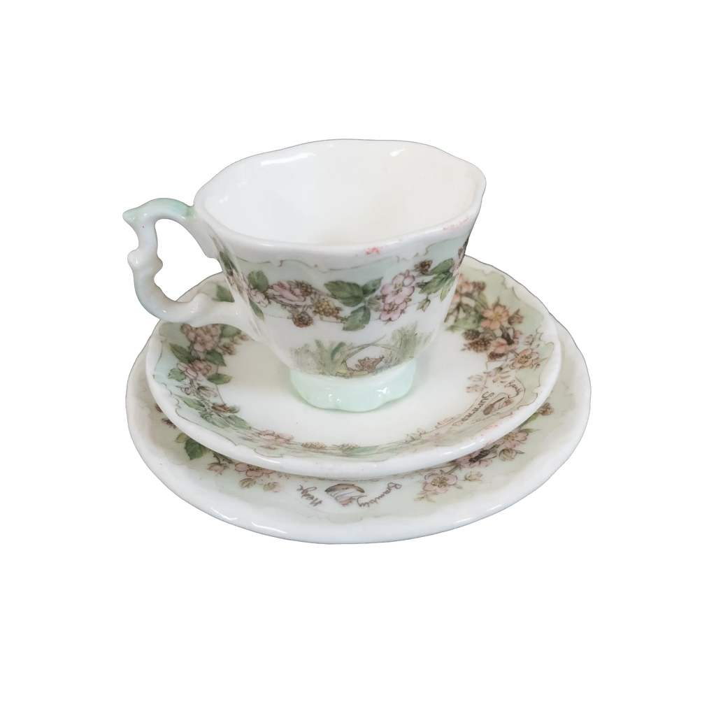 Royal Doulton Brambly Hedge Summer Miniature Tea Cup and Saucer