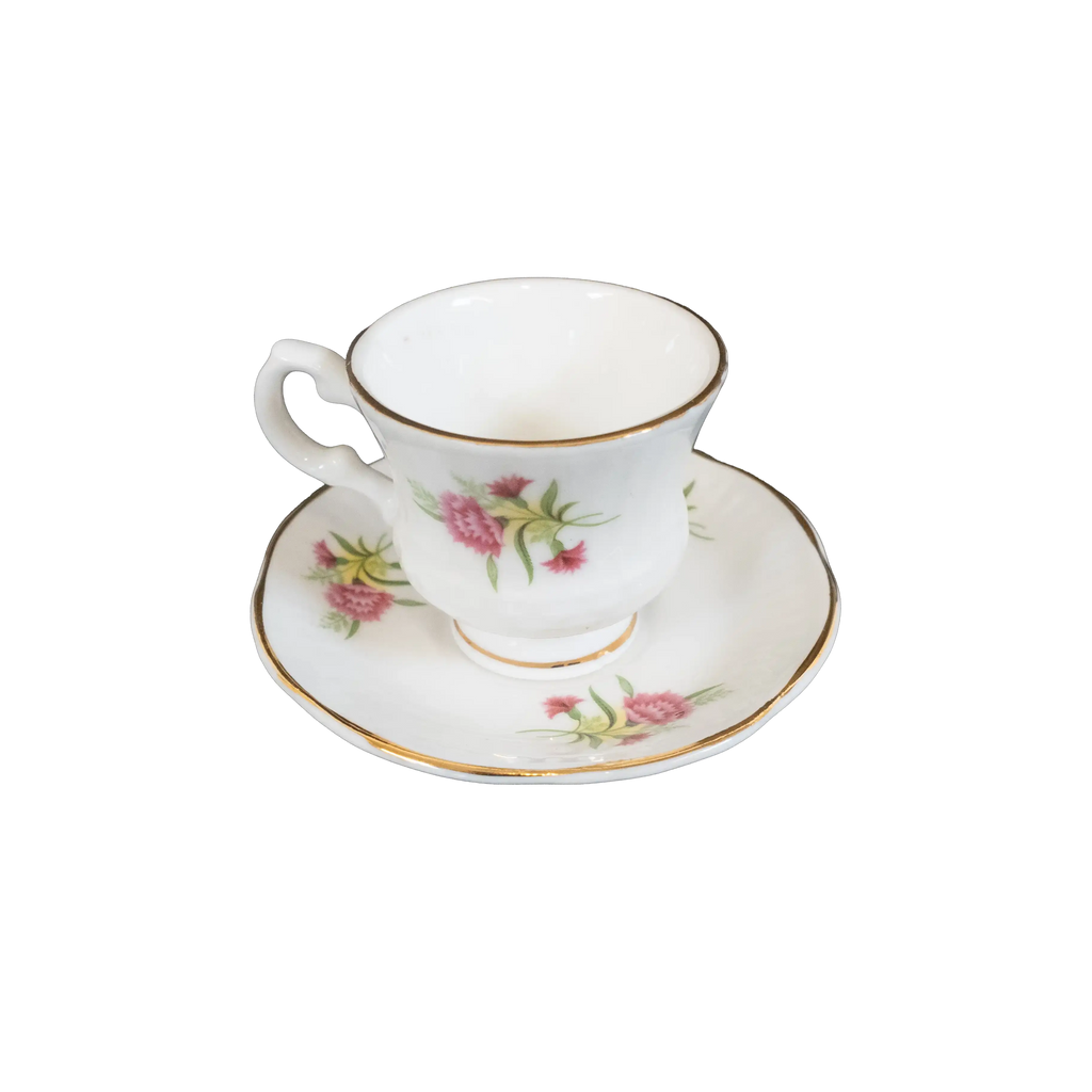 Salisbury Floral Miniature Tea Cup and Saucer