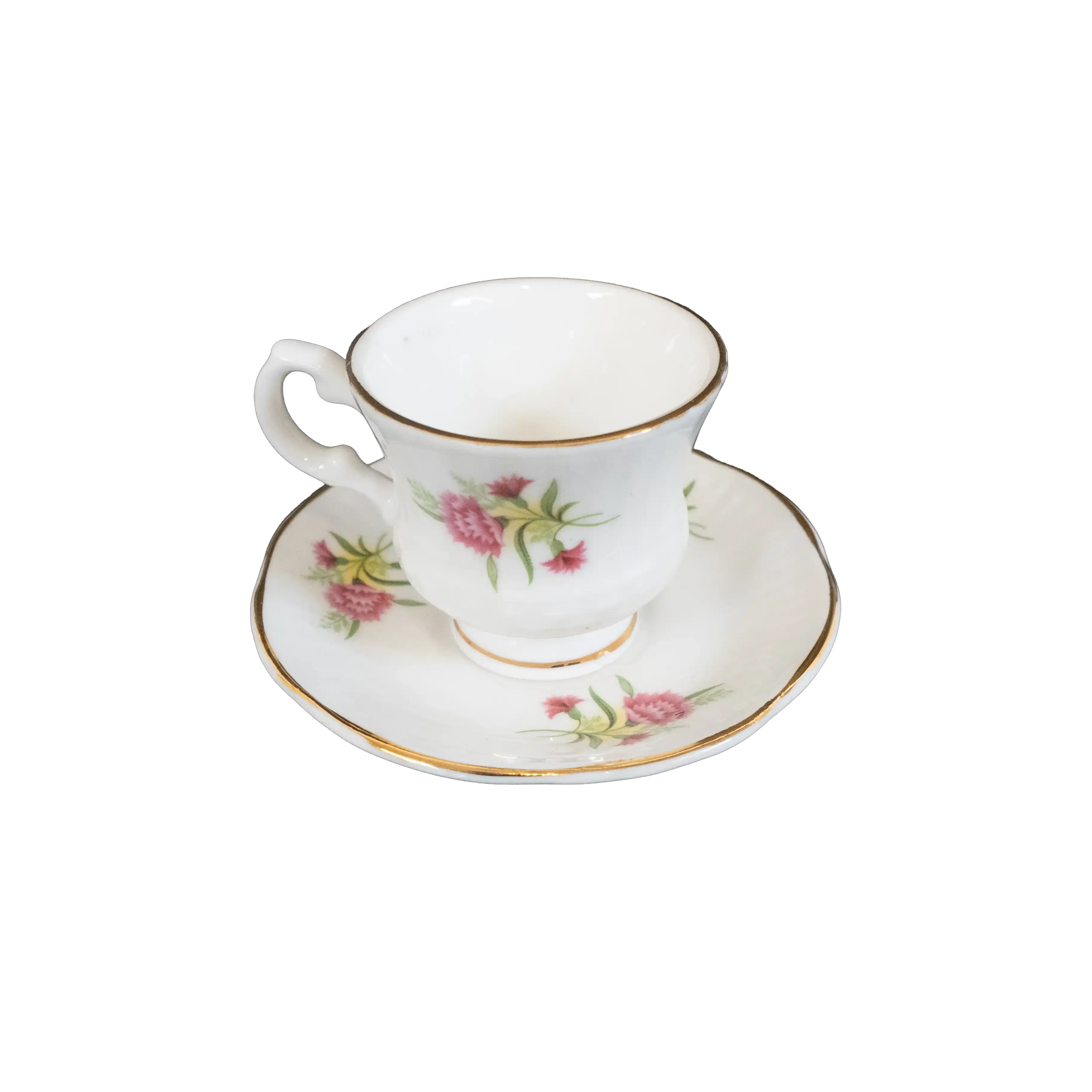 Salisbury Floral Miniature Tea Cup and Saucer