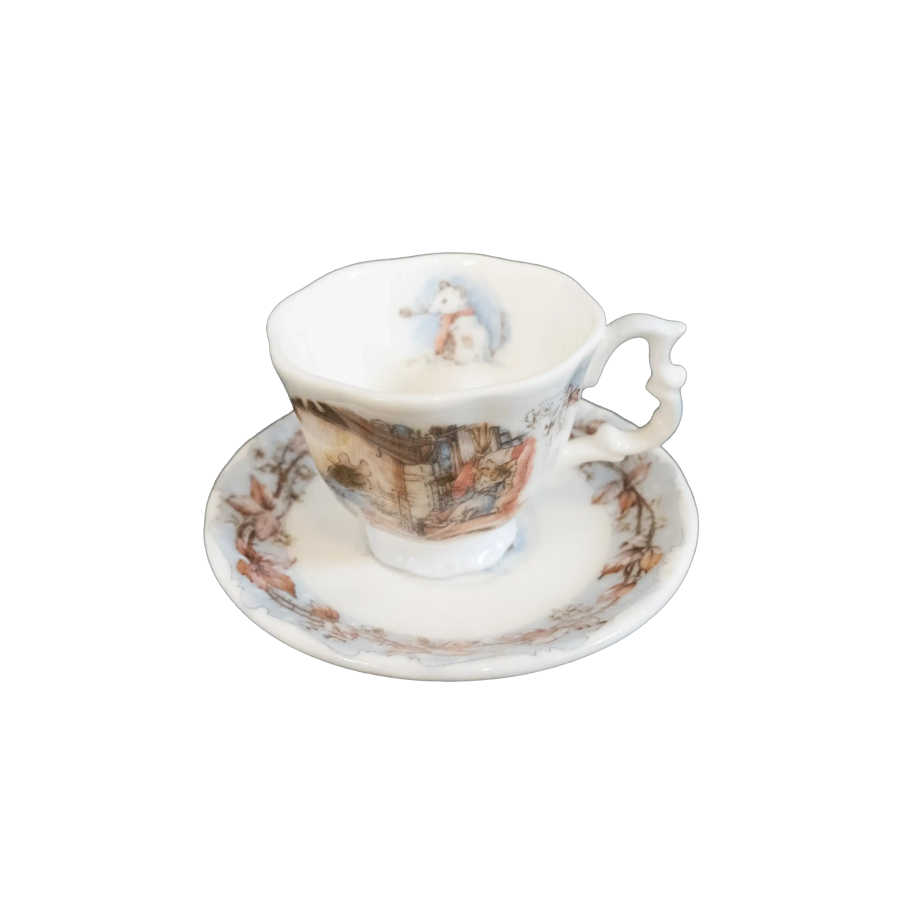Royal Doulton Winter Miniature Tea Cup and Saucer