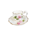 Healacraft Floral Miniature Cup and Saucer