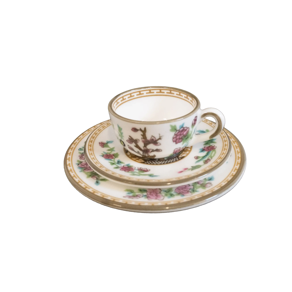 Coalport Bone China Miniature Tea Cup and Saucers
