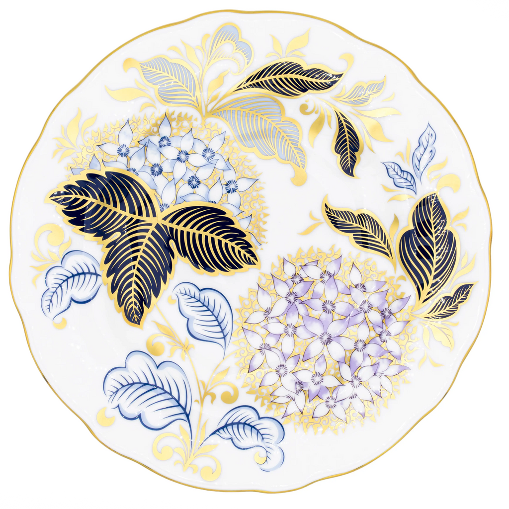 Royal Crown Derby Midwinter Blue 8" Accent Plate Bone China
