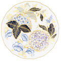 Royal Crown Derby Midwinter Blue 8" Accent Plate Bone China