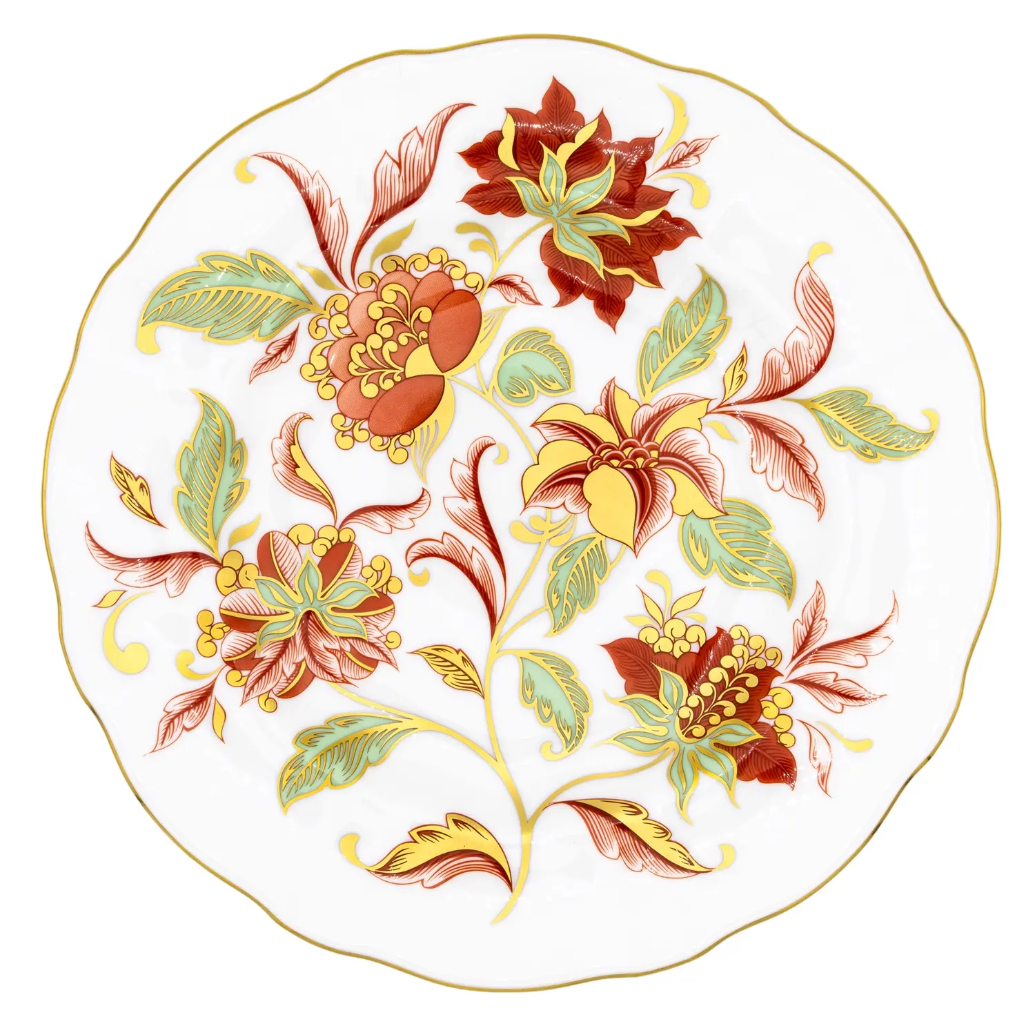Royal Crown Derby 1st Quality Autumn Gold 8" Accent Plate