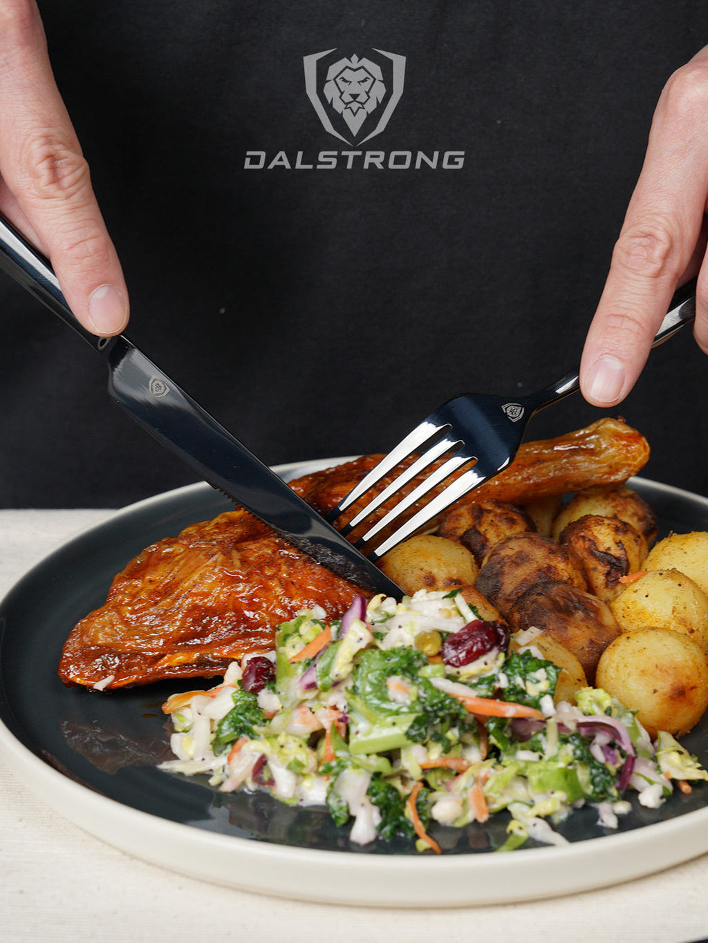 20-Piece Flatware Cutlery Set | Black Stainless Steel | Service for 4 | Dalstrong ©