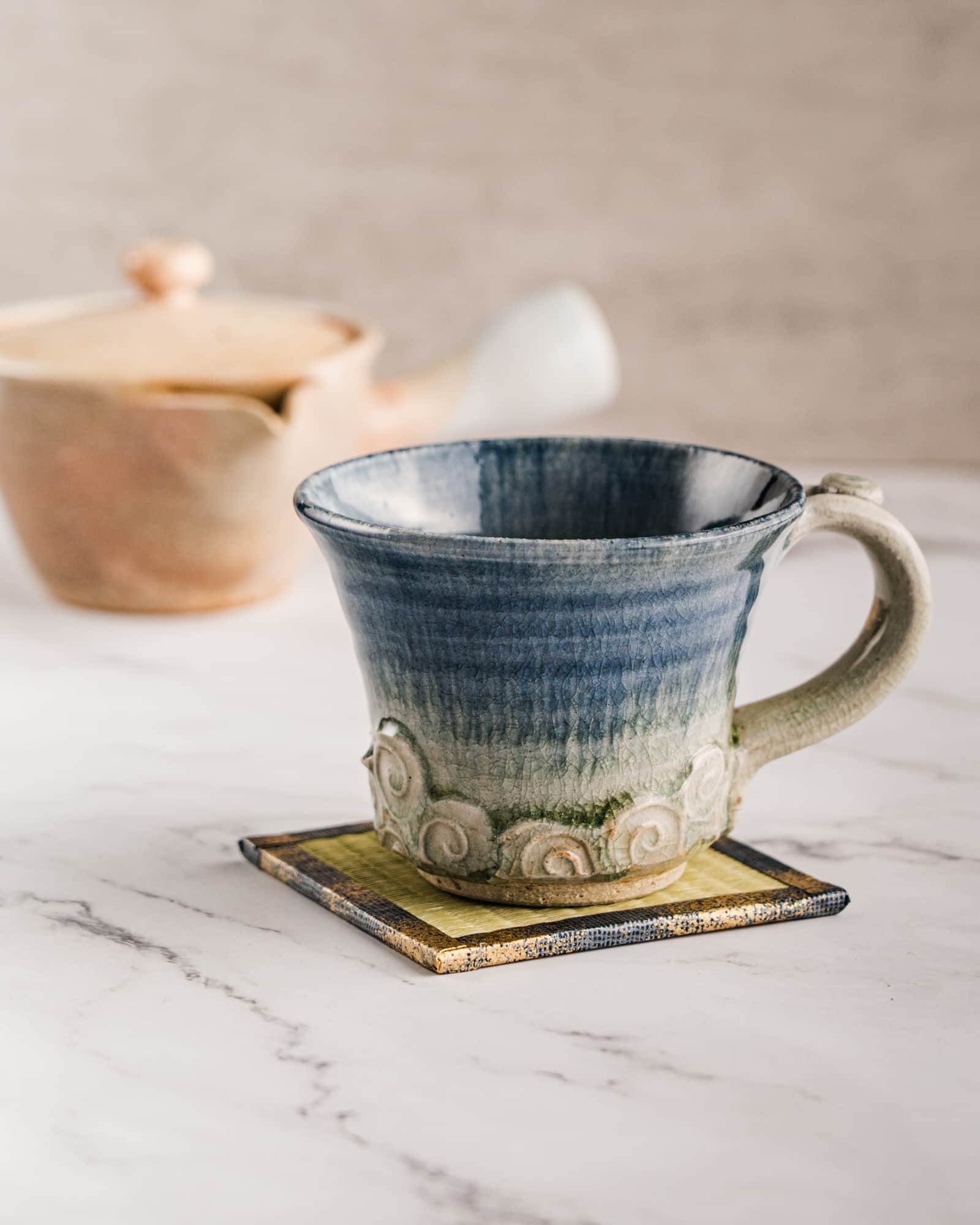 Blue Cloud Ofukei Mug - 210ml