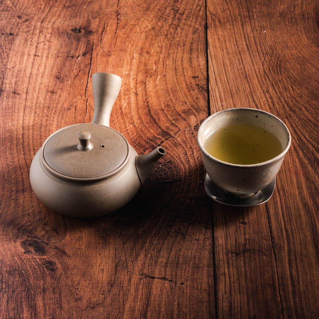 Flat Yakishime Tokoname Teapot - 200ml