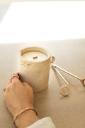Travertine and Lava Rock Candle (with lid) - NEW SPRING SCENTS AVAILABLE!