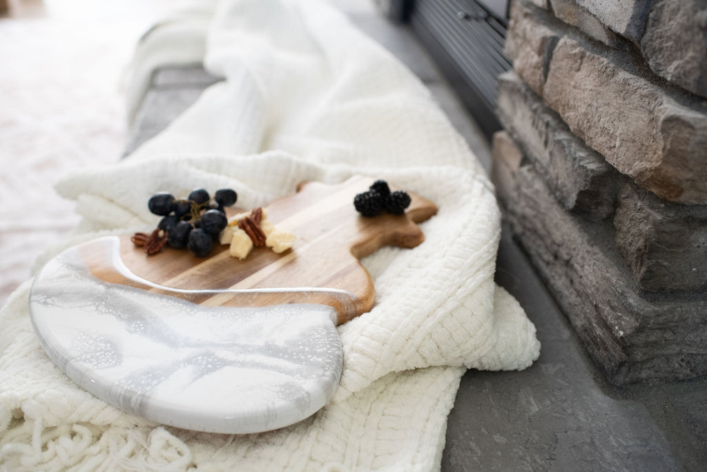 "Let it Snow" Winter Resin Board and Tray Collection