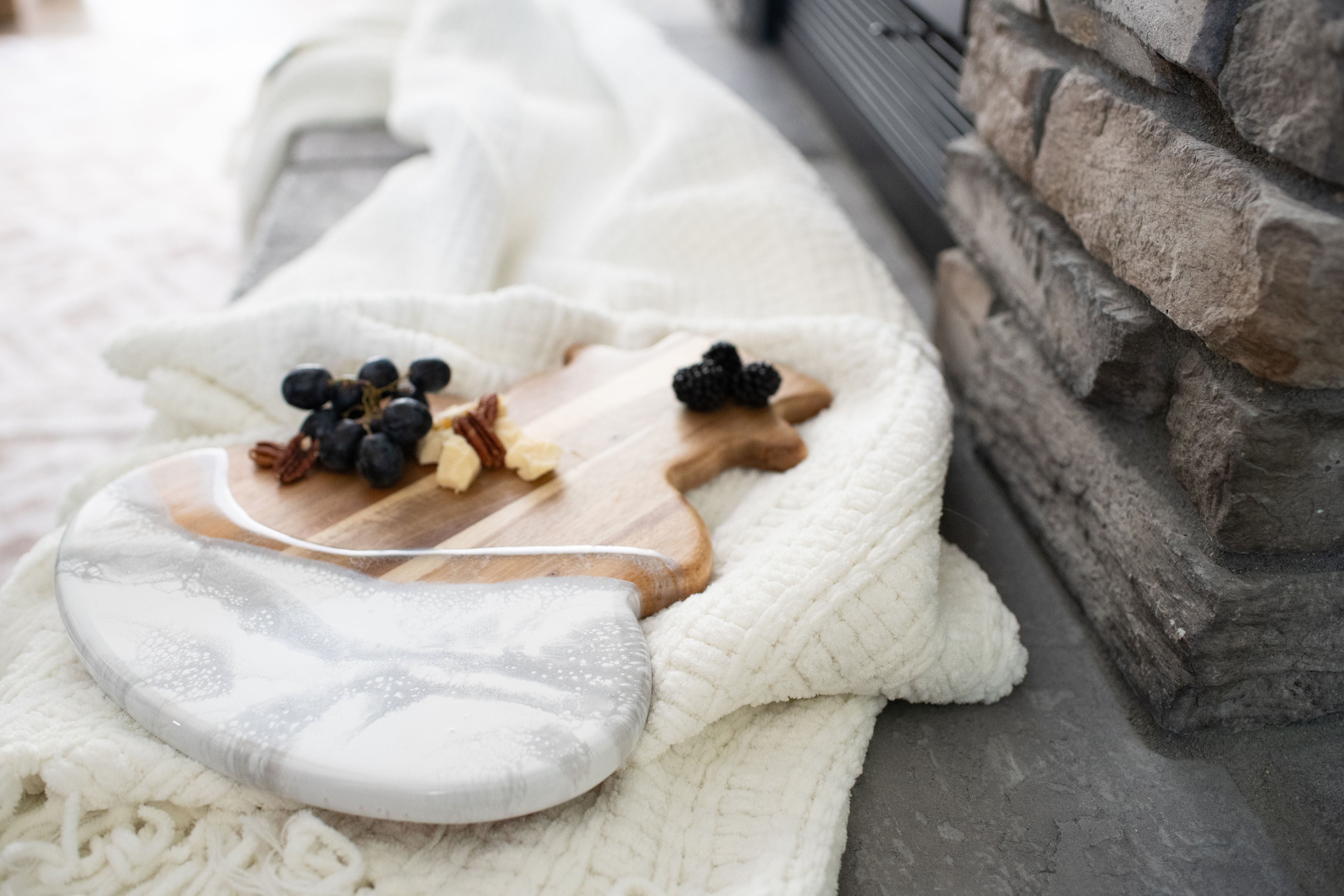 "Let it Snow" Winter Resin Board and Tray Collection