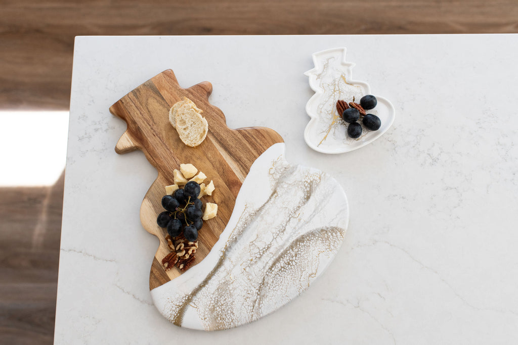 "Let it Snow" Winter Resin Board and Tray Collection