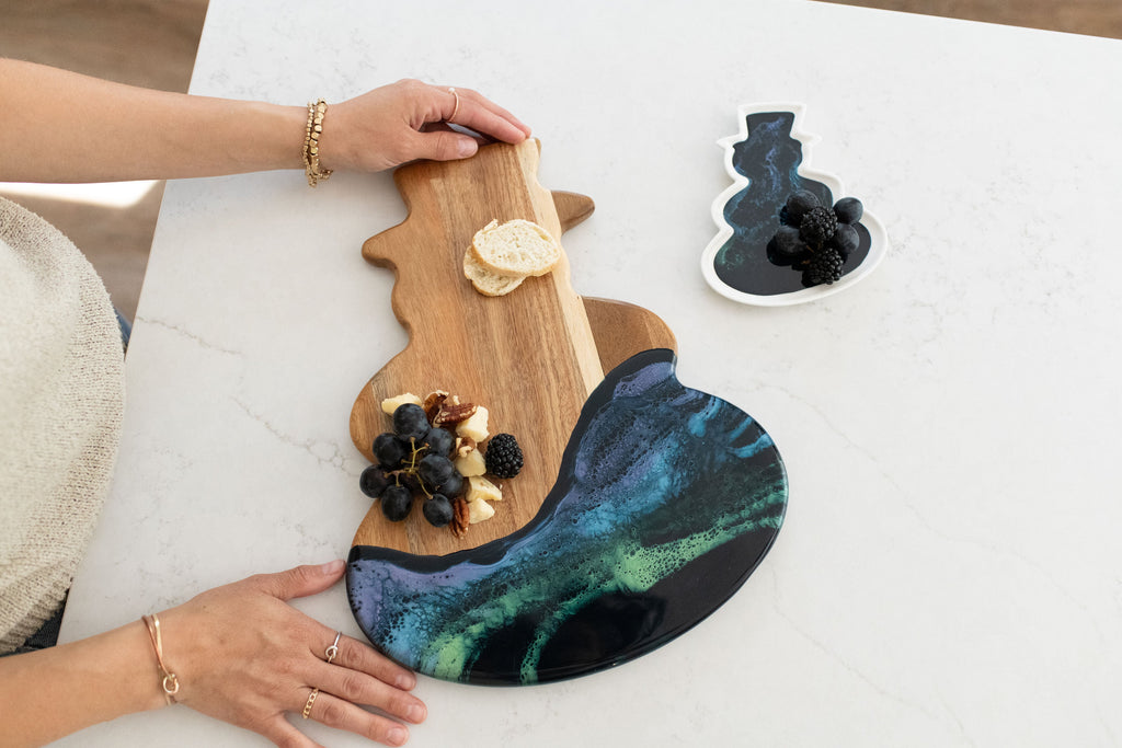 "Let it Snow" Winter Resin Board and Tray Collection