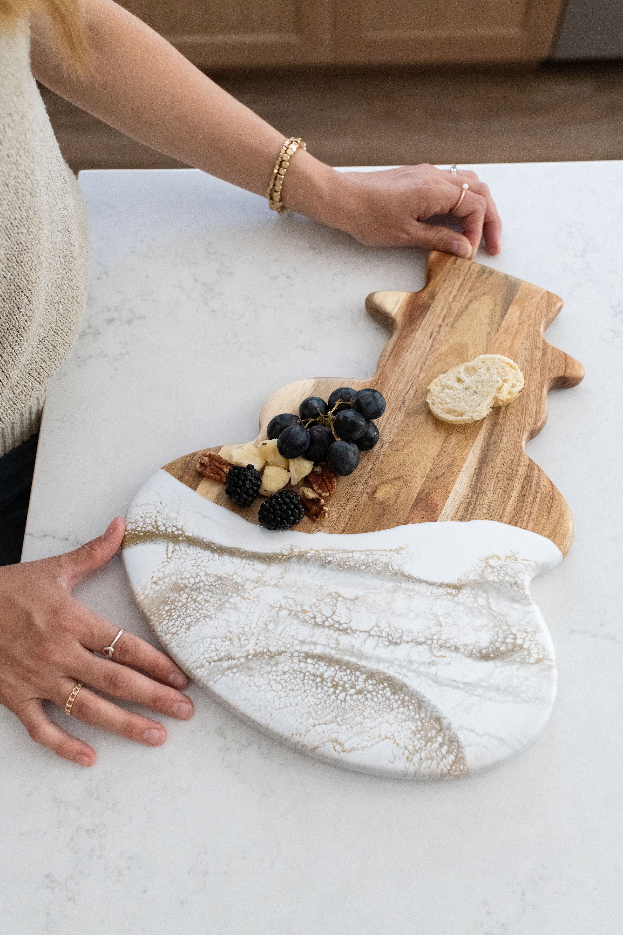 "Let it Snow" Winter Resin Board and Tray Collection
