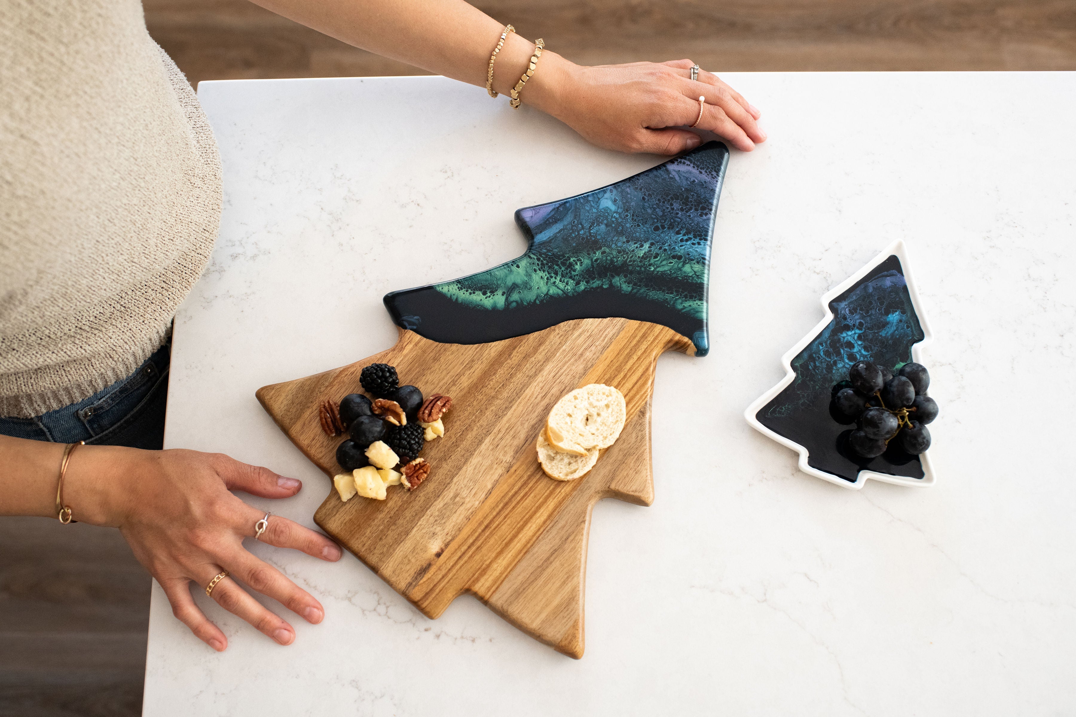 "Let it Snow" Winter Resin Board and Tray Collection