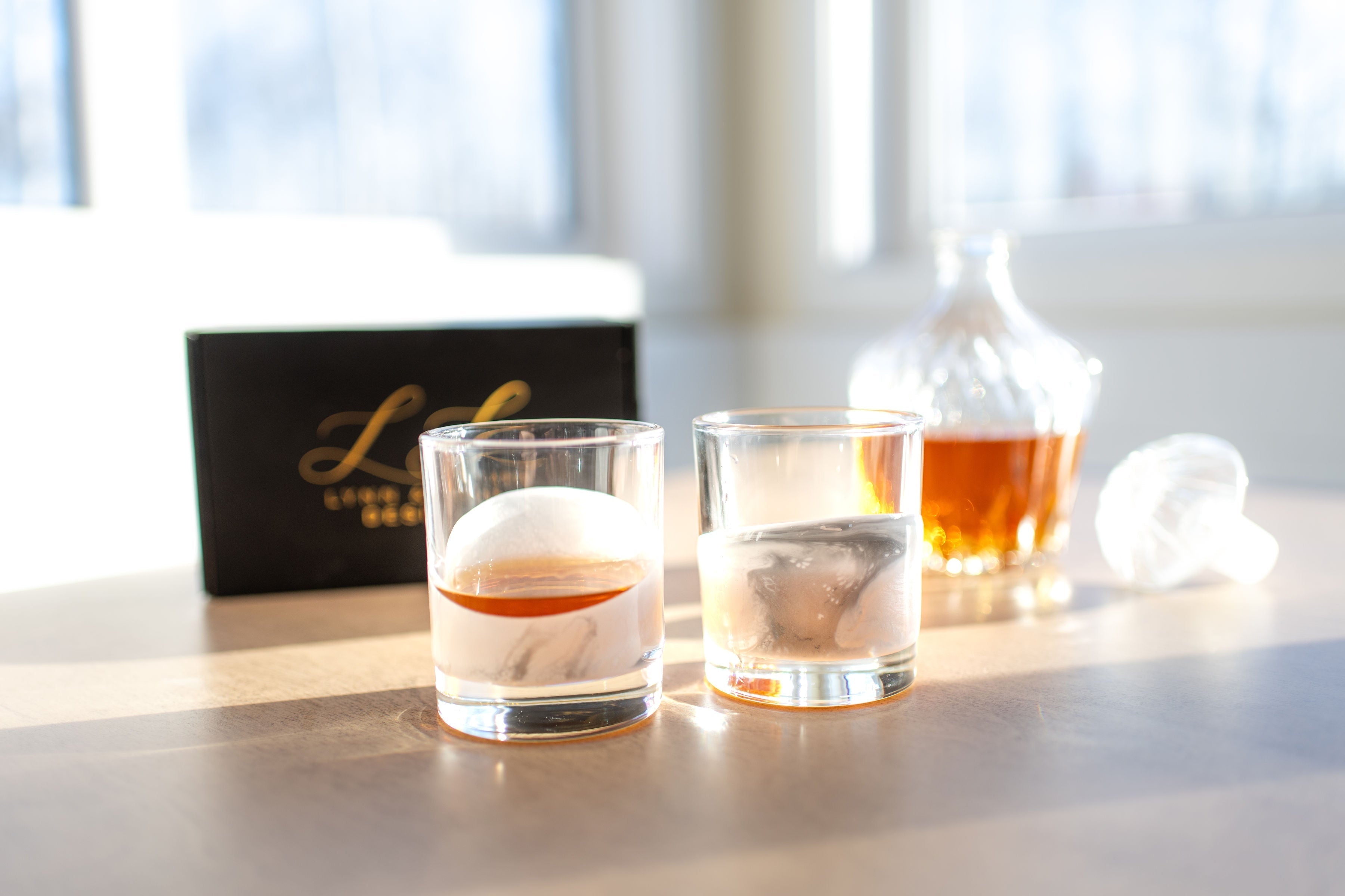 NEW!!! Resin Coated Old Fashioned Whisky Glasses (Set of 2) - Restocking May 29