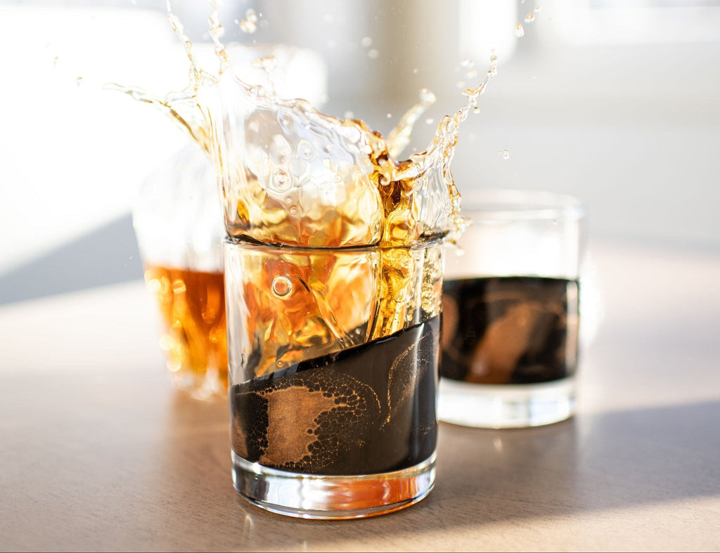 NEW!!! Resin Coated Old Fashioned Whisky Glasses (Set of 2) - Restocking May 29