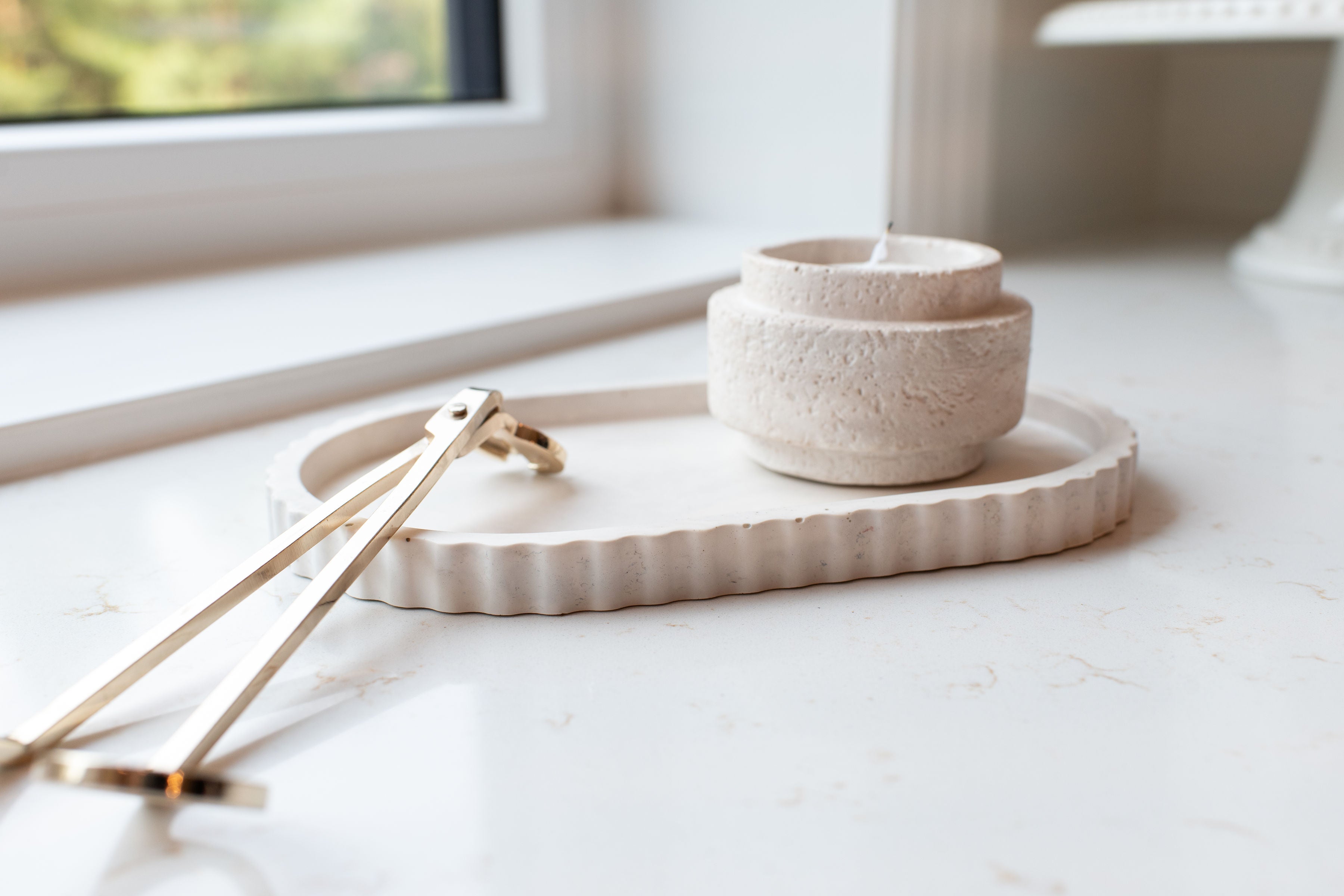 Fluted Oval Tray
