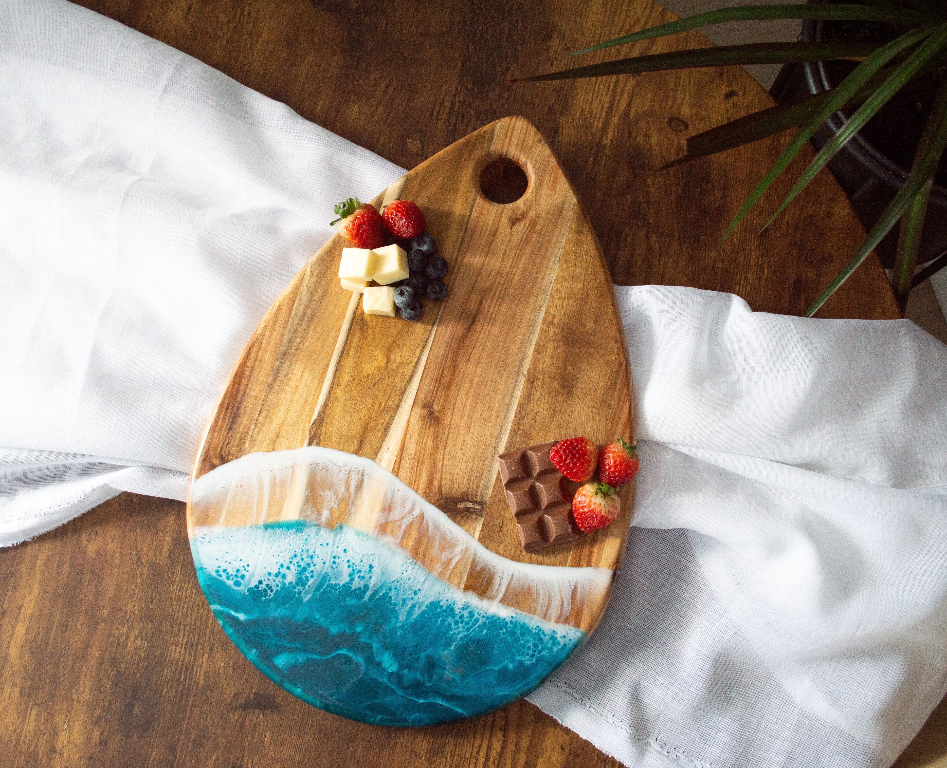Rain Drop Shaped Charcuterie Boards