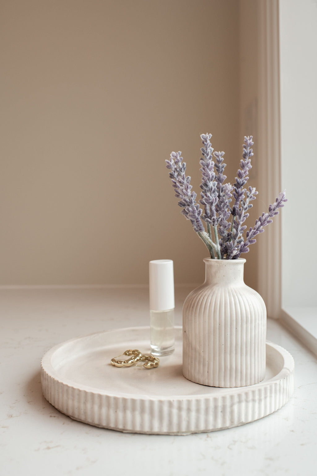 Fluted Round Tray