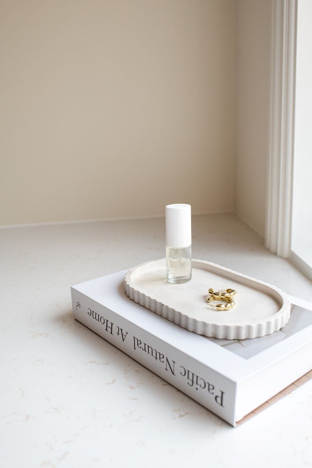 Fluted Oval Tray