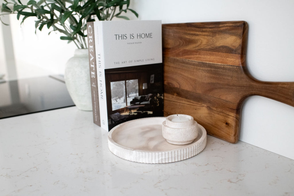 Fluted Round Tray