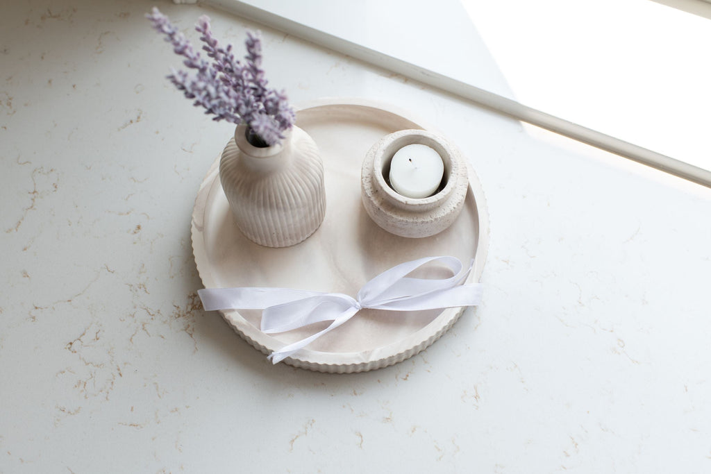 Fluted Round Tray