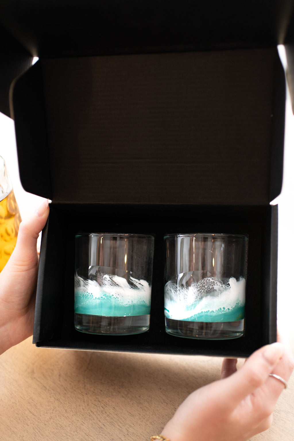 NEW!!! Resin Coated Old Fashioned Whisky Glasses (Set of 2) - Restocking May 29