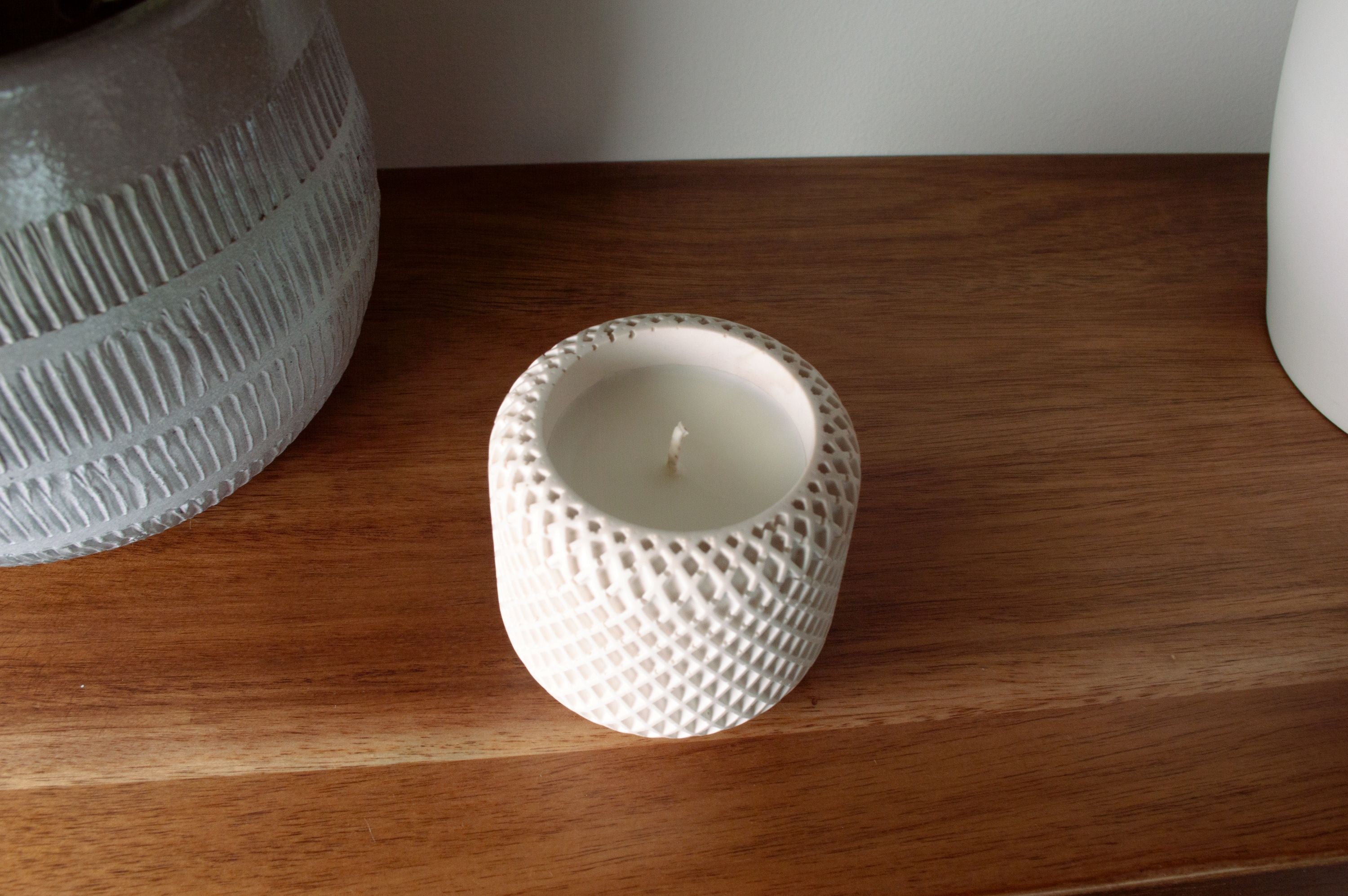 Lattice Vessel with Candle (NEW SPRING SCENTS AVAILABLE!)