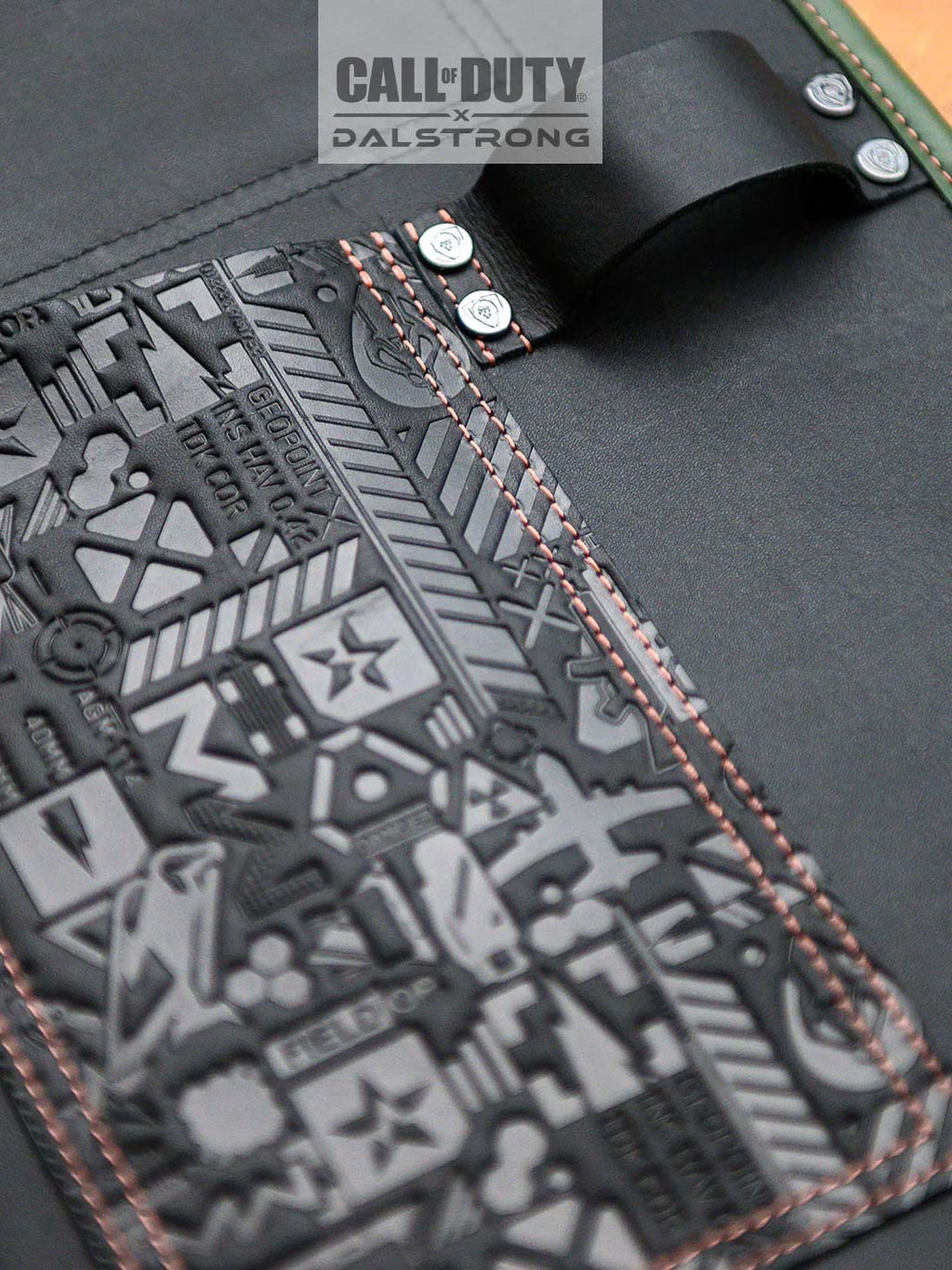 Limited Edition Chef Leather Apron | Call of Duty © Edition | Black Genuine Leather | EXCLUSIVE COLLECTOR APRON | Dalstrong ©