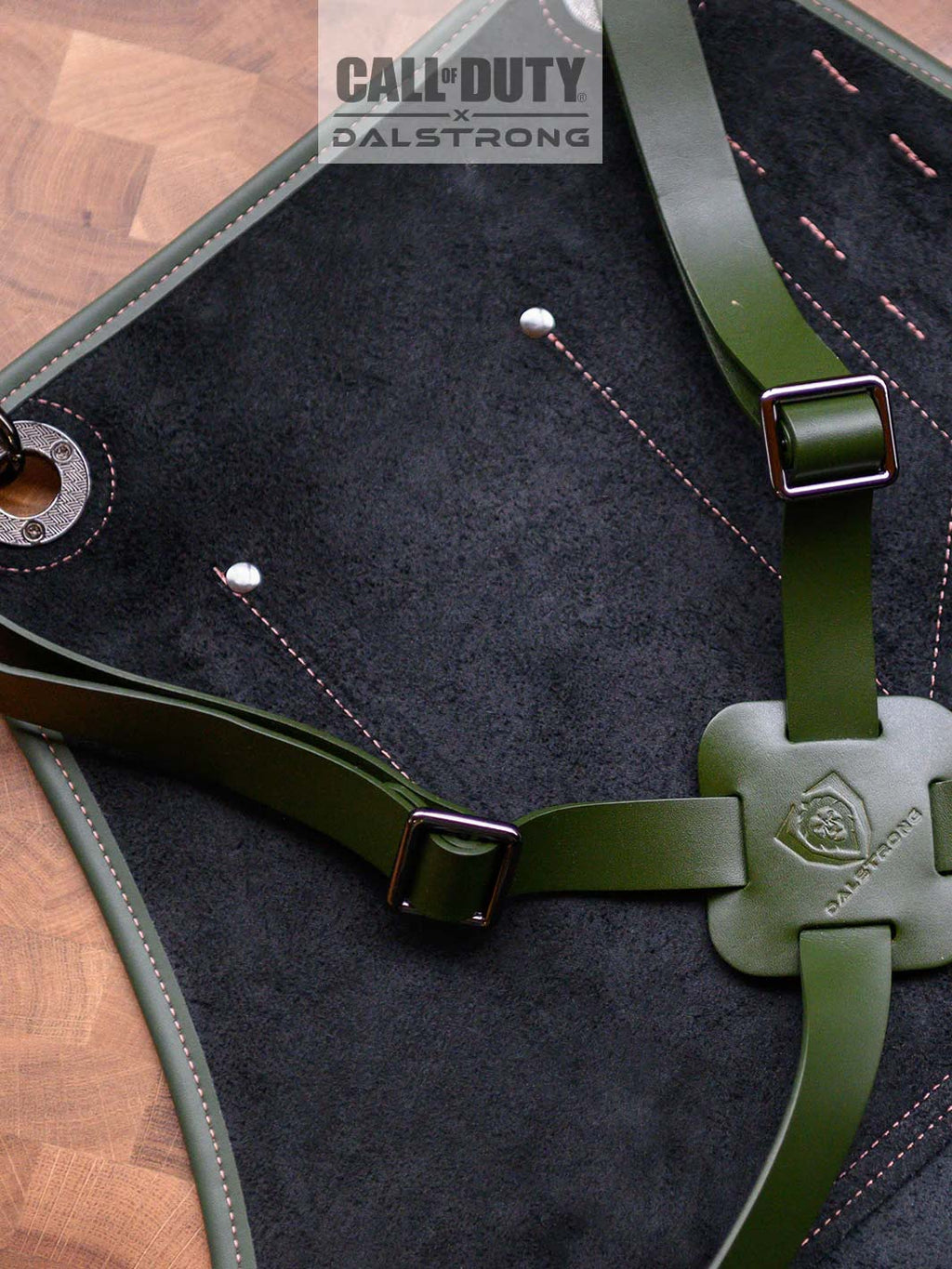 Limited Edition Chef Leather Apron | Call of Duty © Edition | Black Genuine Leather | EXCLUSIVE COLLECTOR APRON | Dalstrong ©
