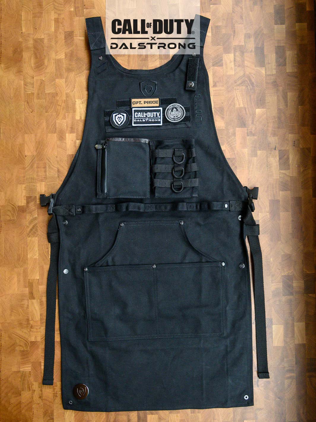 Canvas Chef Apron | Call of Duty © Edition | Black Waxed Canvas | EXCLUSIVE COLLECTOR APRON | Dalstrong ©