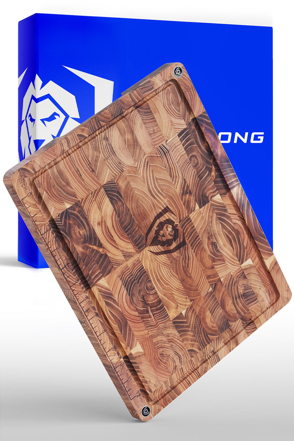 End-Grain Teak Cutting Board | Medium Size | Dalstrong ©