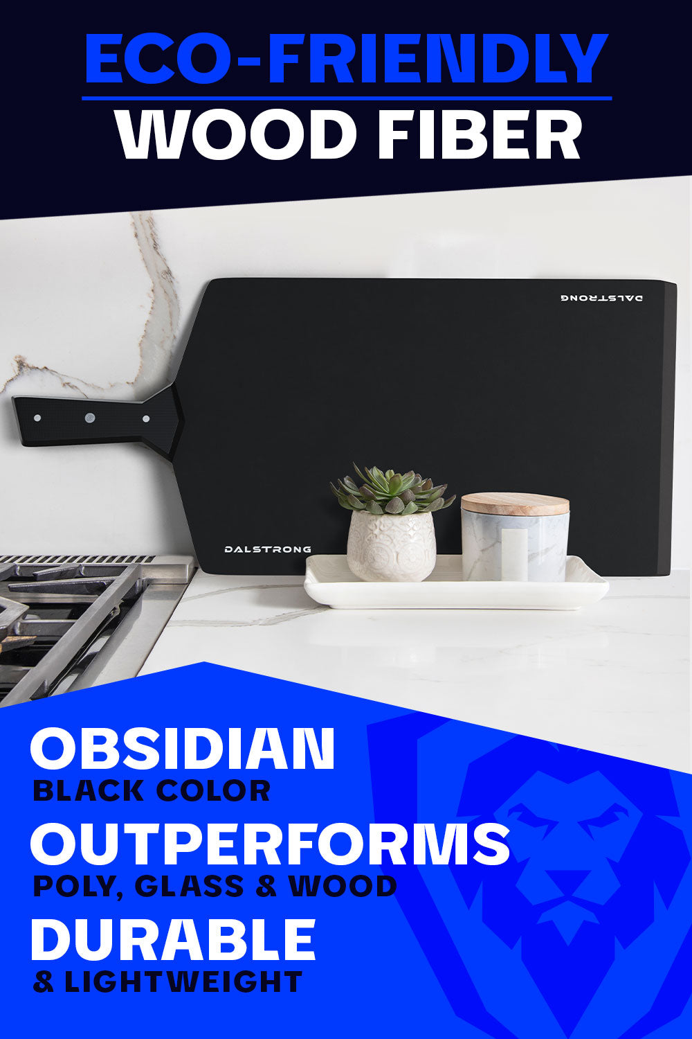 Wood Fibre Cutting Board | Obsidian Black | Dalstrong ©