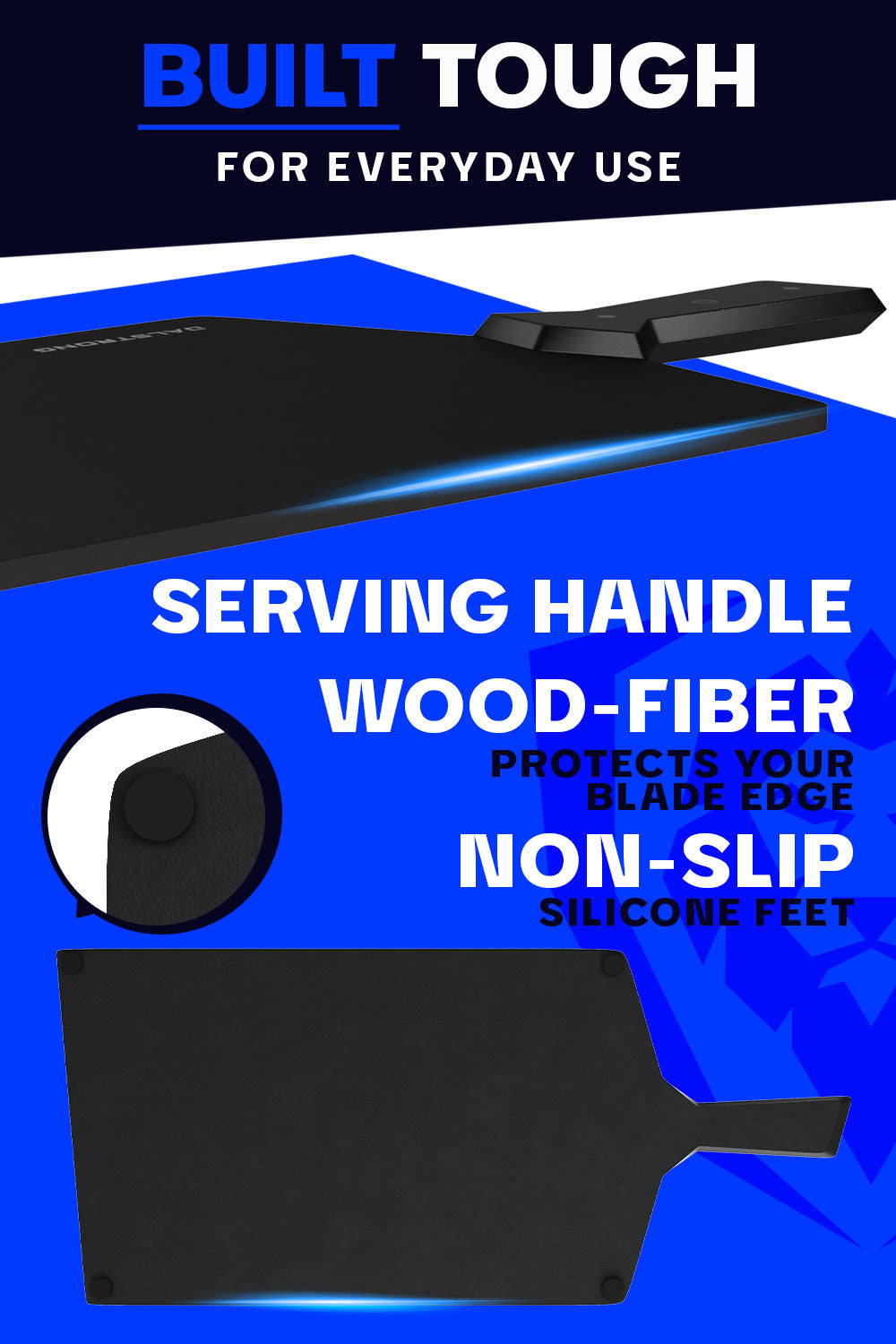 Wood Fibre Cutting Board | Obsidian Black | Dalstrong ©