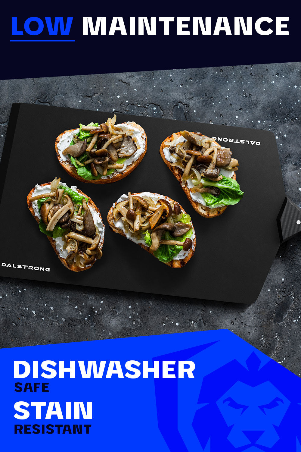Wood Fibre Cutting Board | Obsidian Black | Dalstrong ©