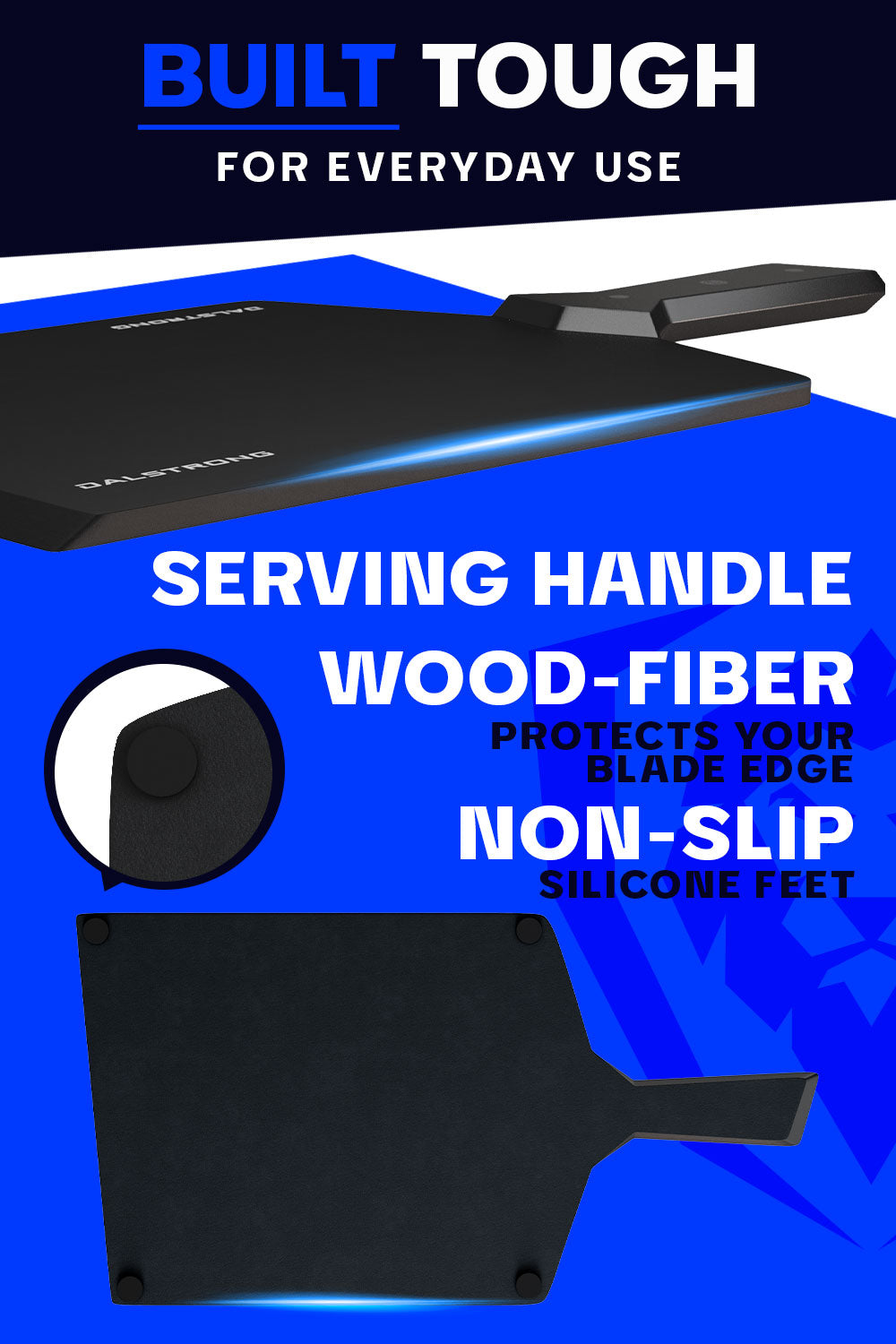 Wood Fiber Cutting Board | Obsidian Black | Dalstrong ©