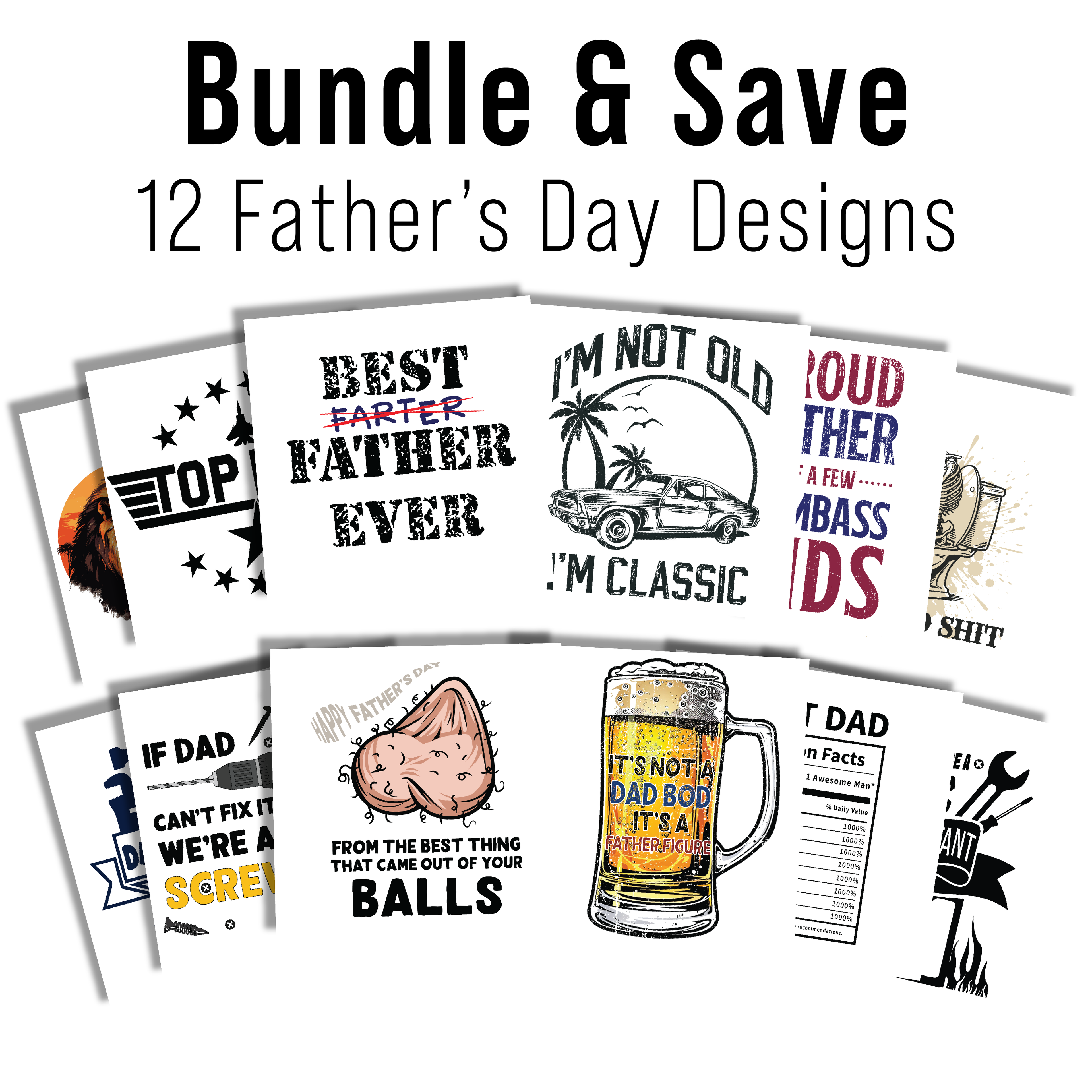 Multi Product Use - Digital Sublimation Designs - Father's Day 2025