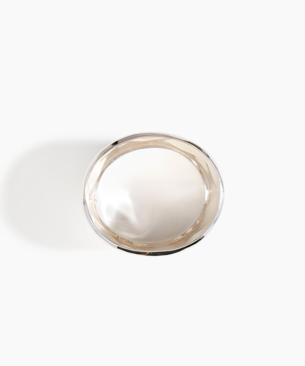 Wide Dimpled Bangle