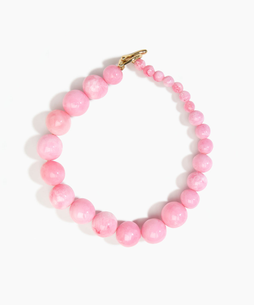 Polished Organic Ball Choker