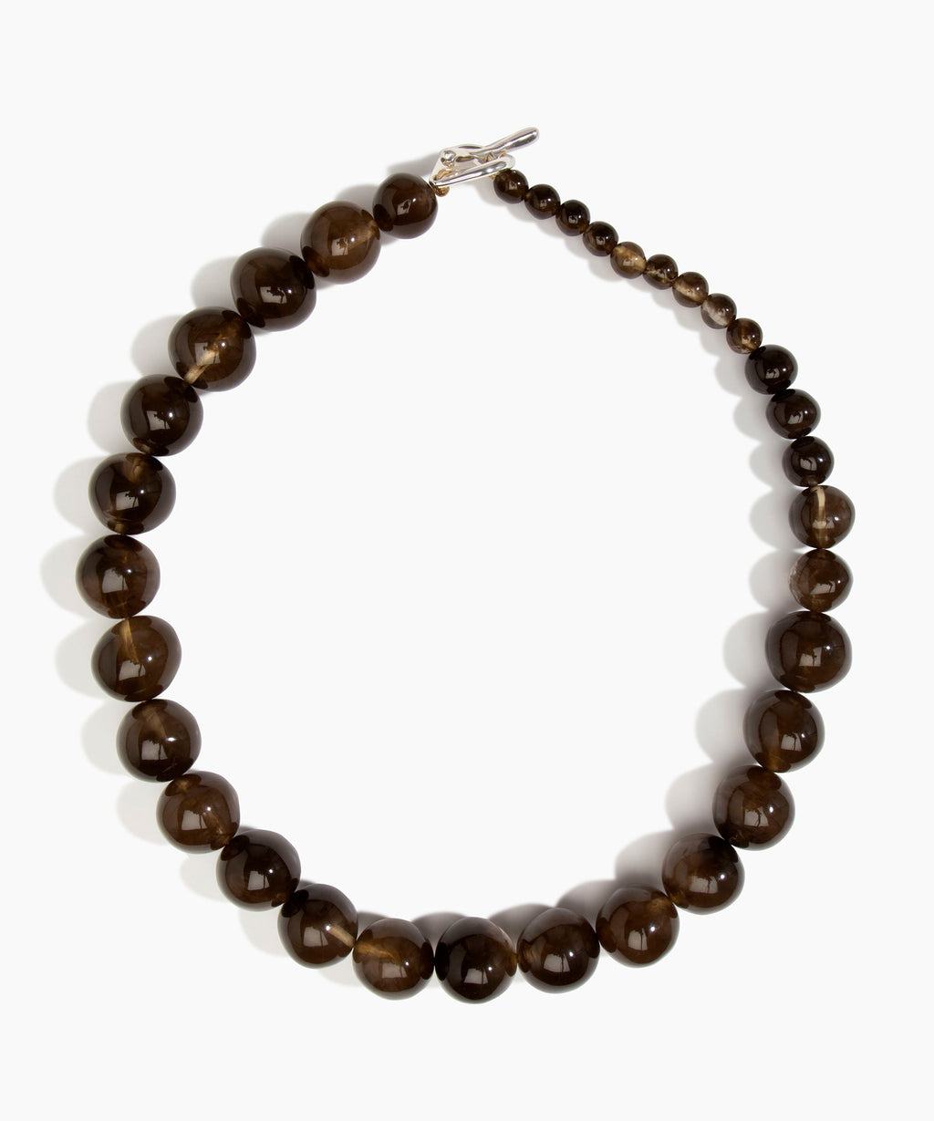 Polished Organic Ball Necklace