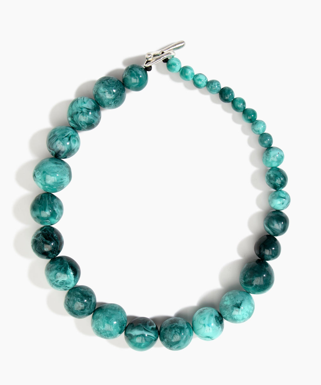 Polished Organic Ball Necklace