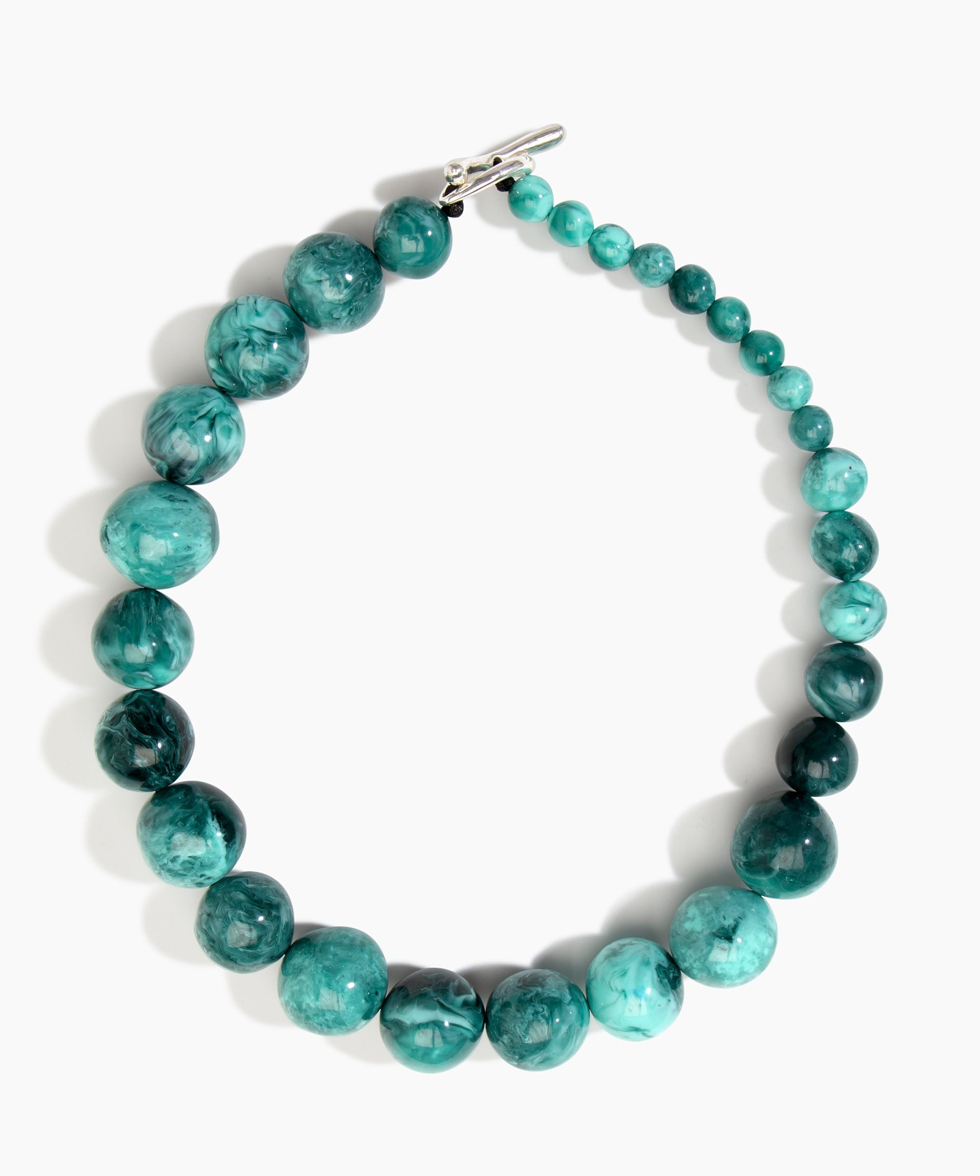 Polished Organic Ball Necklace
