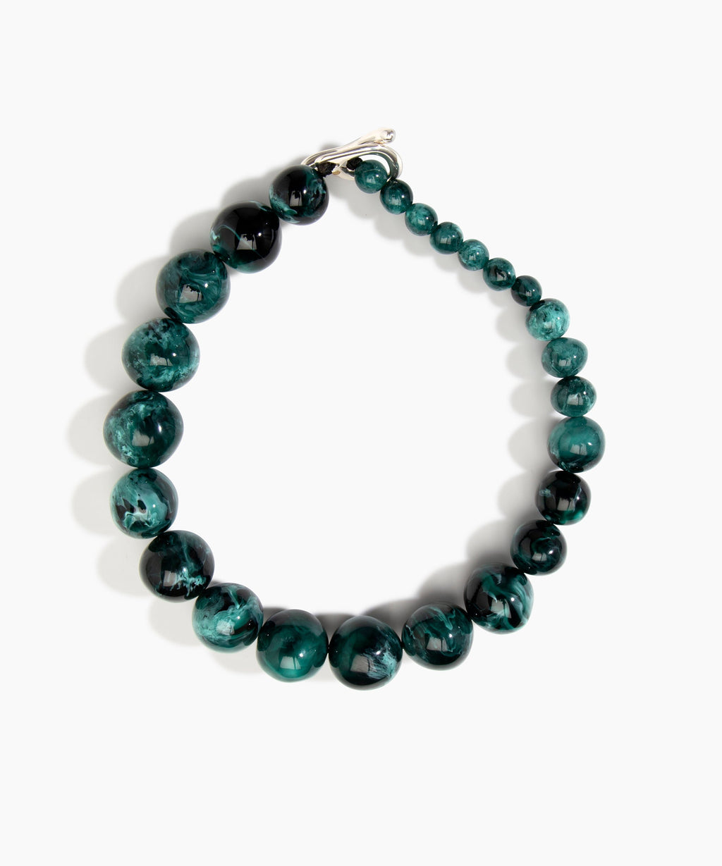 Polished Organic Ball Choker
