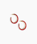 Large Pebble Duo Hoop Earrings