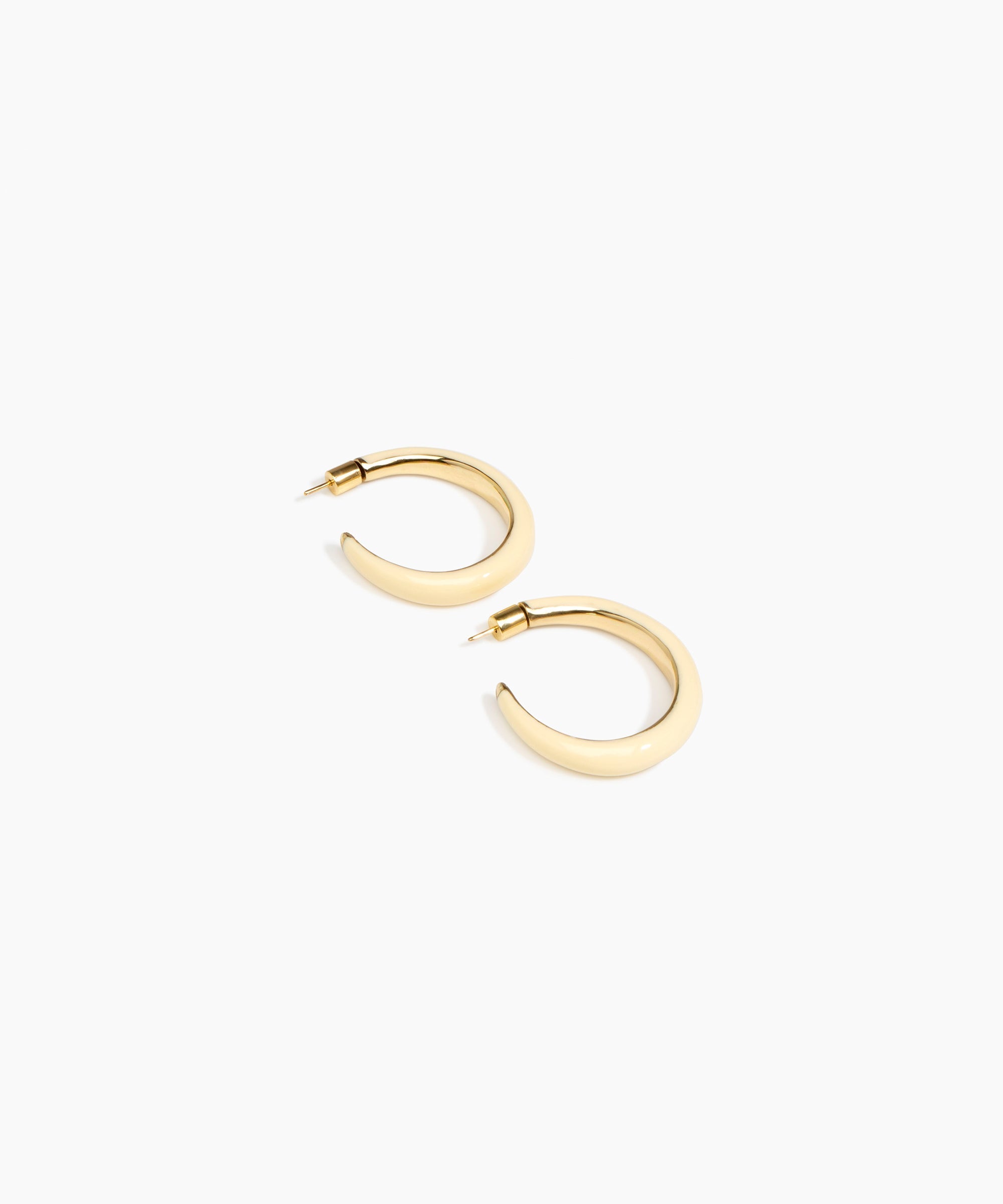 Large Pebble Duo Hoop Earrings