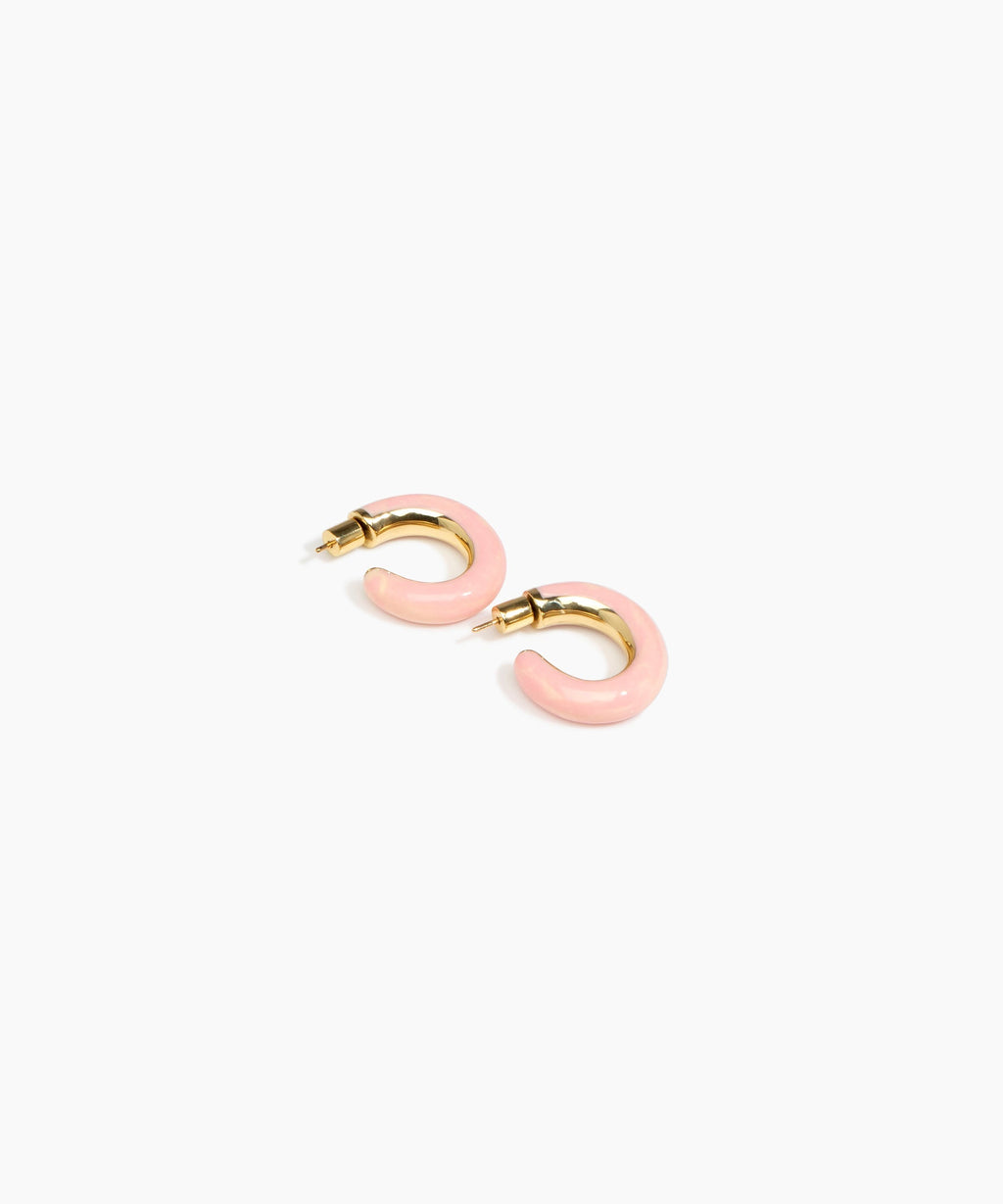 Medium Pebble Duo Hoop Earrings
