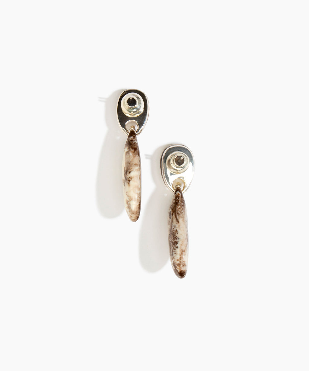 Long Rock Duo Earrings