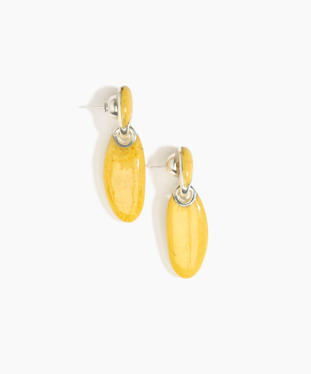 Long Rock Duo Earrings