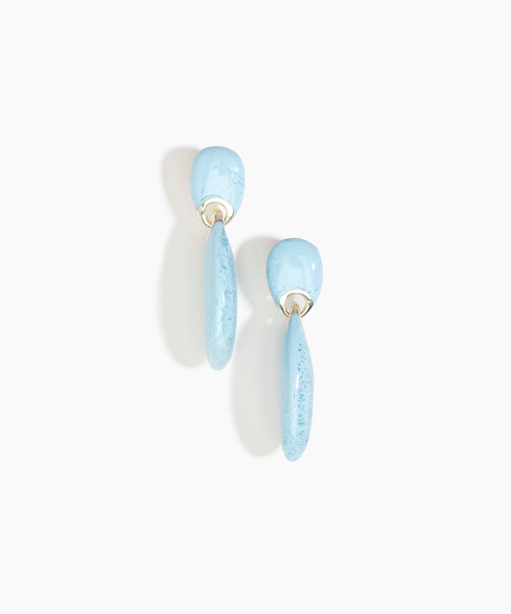 Long Rock Duo Earrings